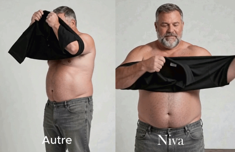 Nivafit™ - 4 polos ultra-confortable.
