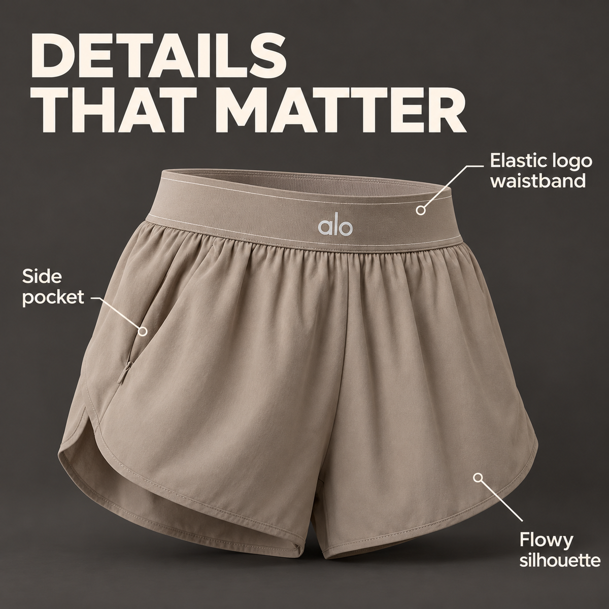 Alo MatchPoint Activewear Set – Top & Shorts