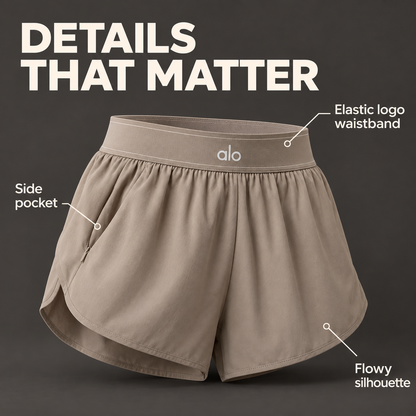Alo MatchPoint Activewear Set – Top & Shorts