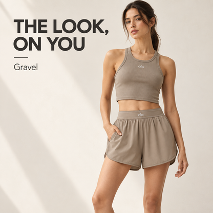 Alo MatchPoint Activewear Set – Top & Shorts