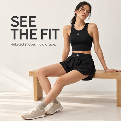 Alo MatchPoint Activewear Set – Top & Shorts